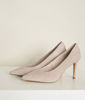 Picture of KELLY NUDE SUEDE HIGH HEELS